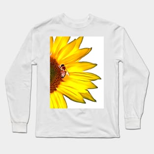 Sunflower and Bee Long Sleeve T-Shirt